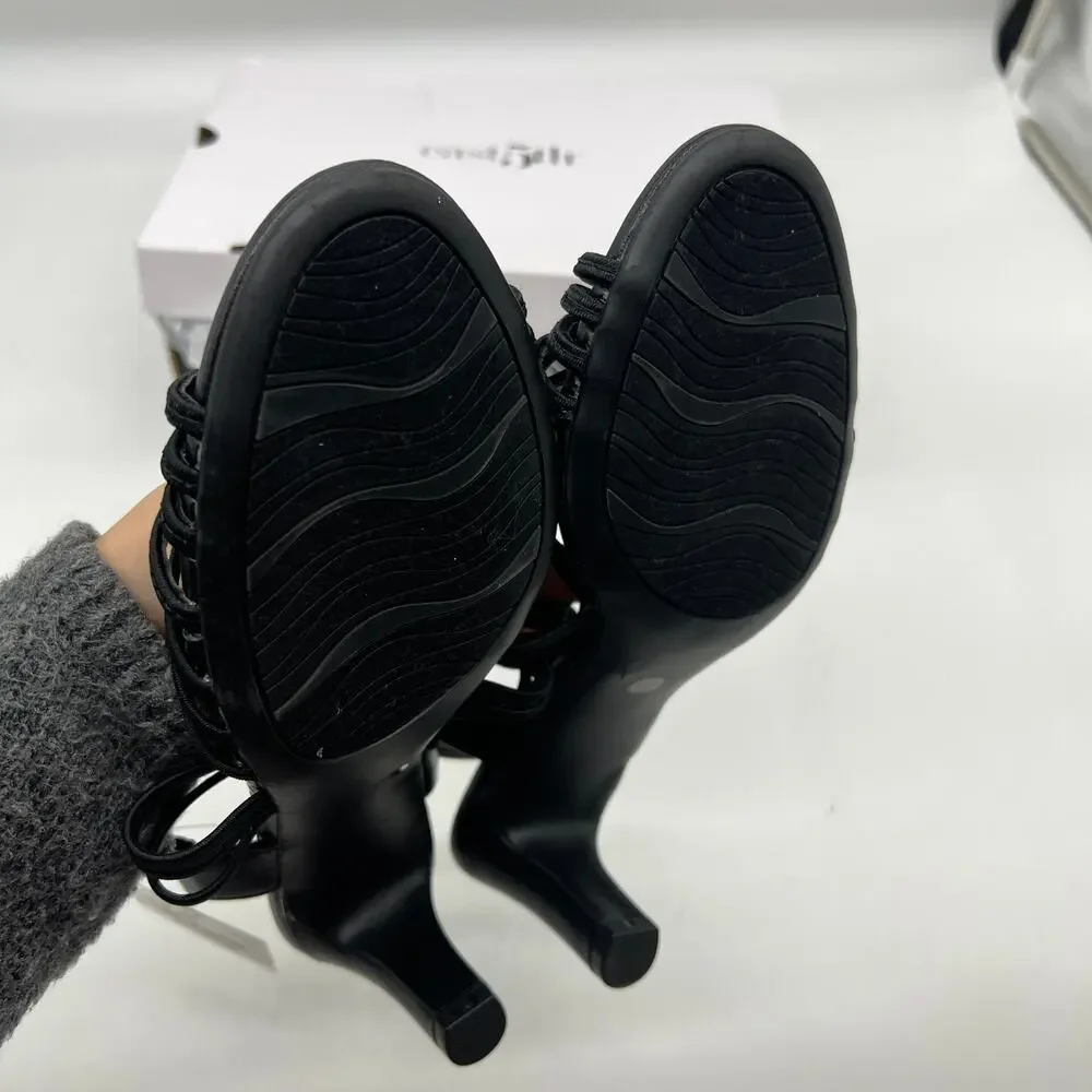 East 5th East Fifth Niko Women Shoes Heel Sandal Black Size 6.5M